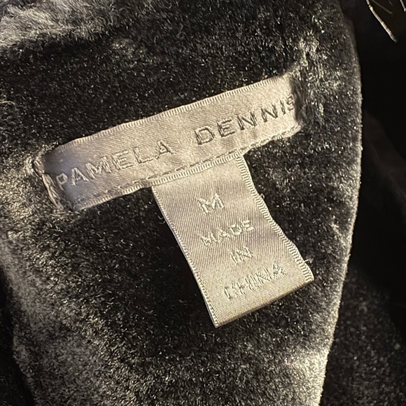 Pamela Dennis faux Fur jacket short coat Size M - Picture 4 of 8